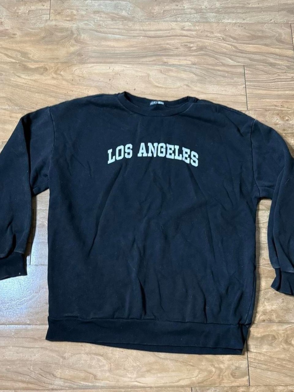 Los Angeles Black Crewneck Sweater